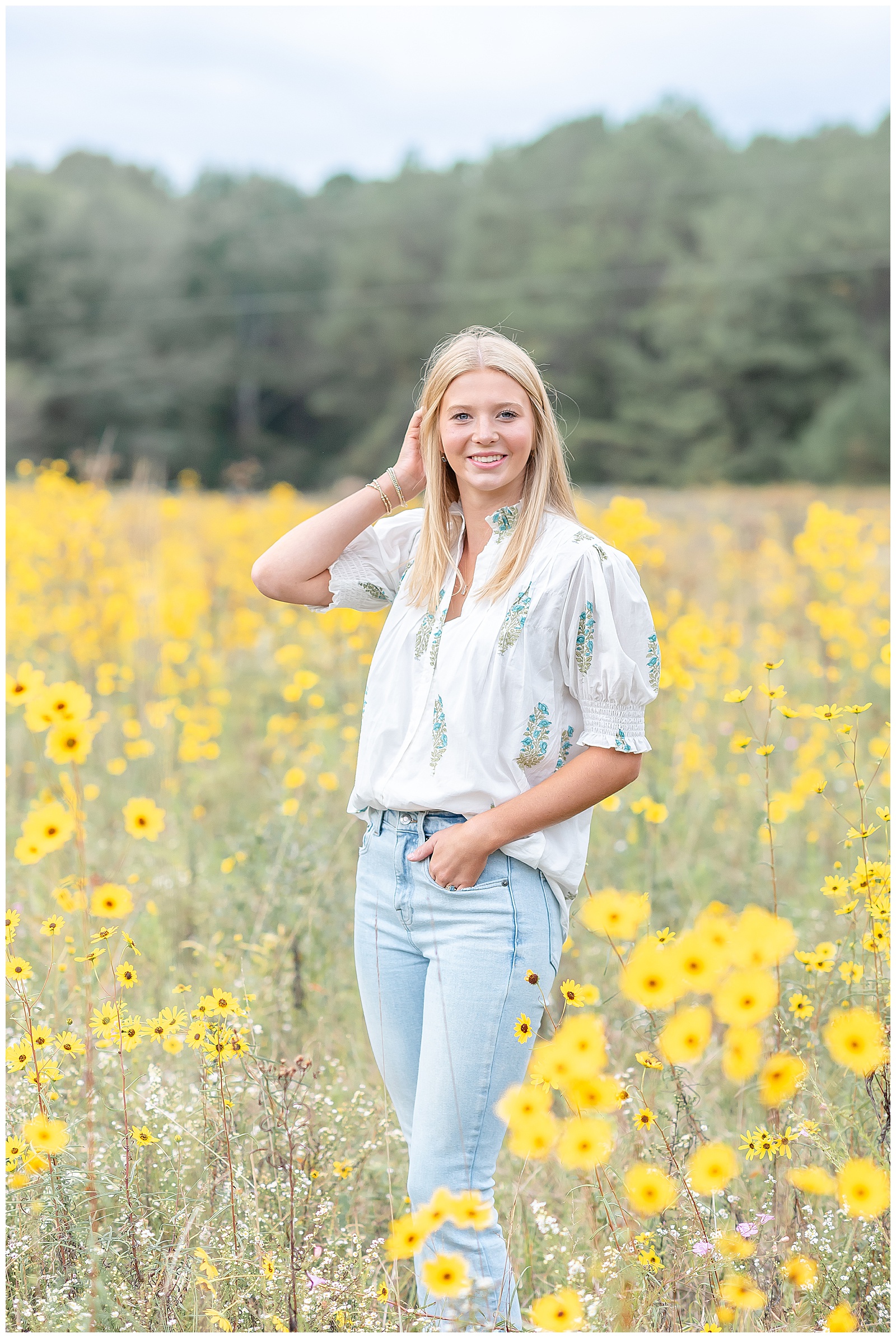 Wildflower Senior Session - ashleybrookephoto.com